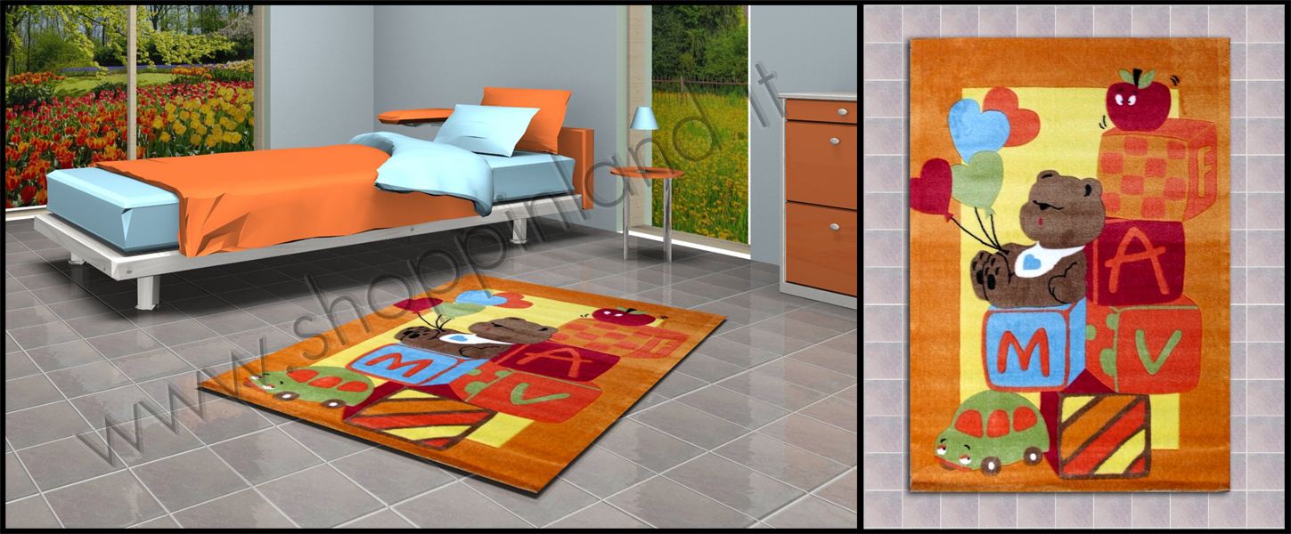 acquista i nostri bellissimi tappeti  moderni colorati on line e atossici per bambini a prezzi bassi