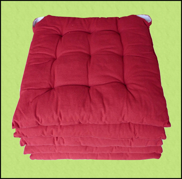 acquista  on line  i nostri cuscini quadrati per rinnovare le tue sedie doppia imbottitura lavabili in lavatrice a prezzi bassi su shoppinland rosso