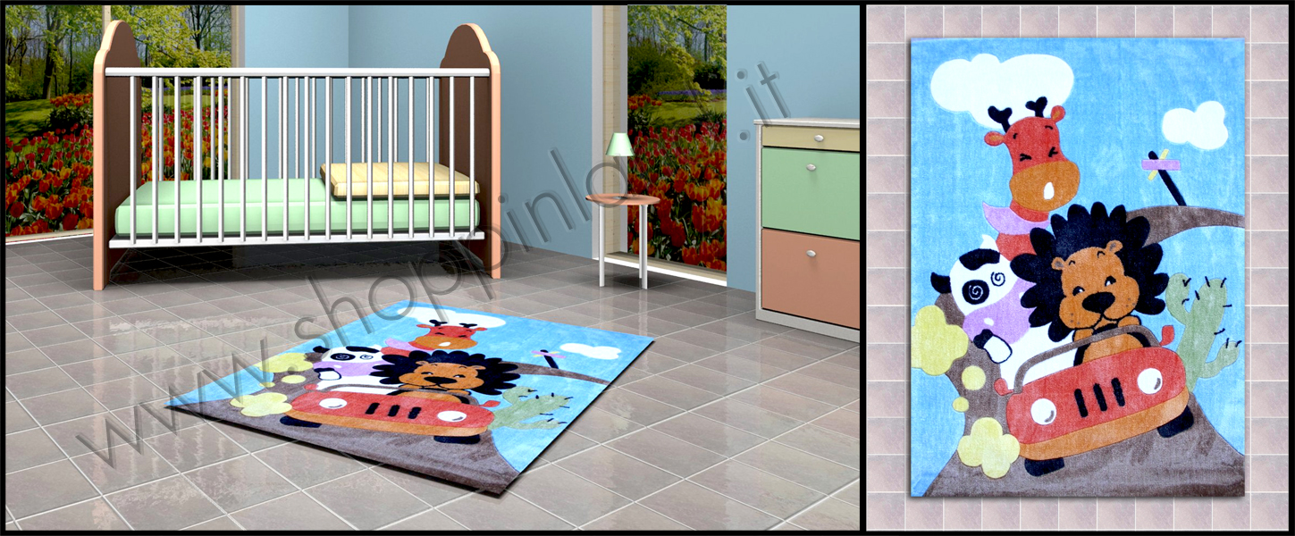 tappeti per la camera dei bambini sicuri e moderni a prezzi scontati decoro leoncino
