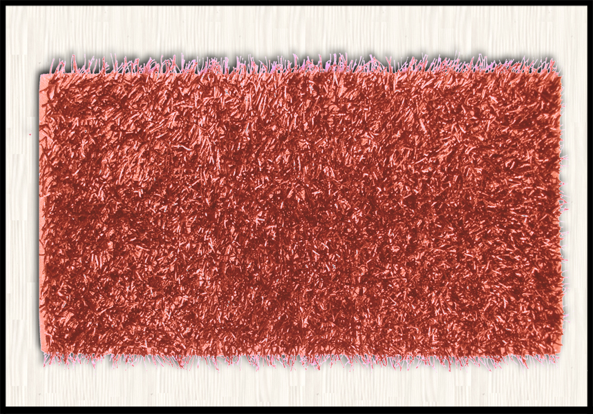 tappeto indiano shaggy bagno moderno corallo shoppinland economici