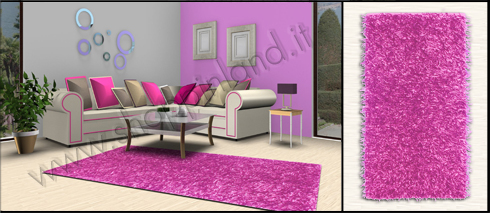 TAPPETI SHAGGY GLAMOUR ROSA ONLINE IN SCONTO