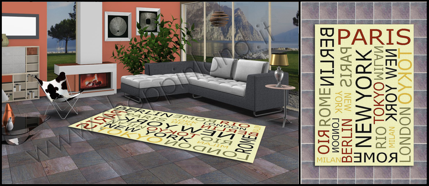 Copia (2) di tappeti alla moda per soggiorno online con scritte in sconto su shoppinlandr